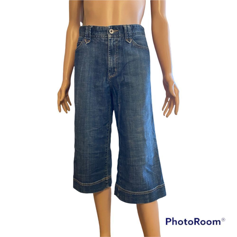 Vintage Eddie Bauer culottes Capri wide leg 10 T